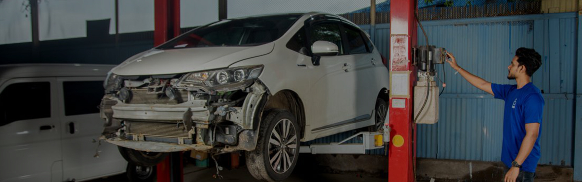 Auto Repair in Progress at Mr. Paint Auto